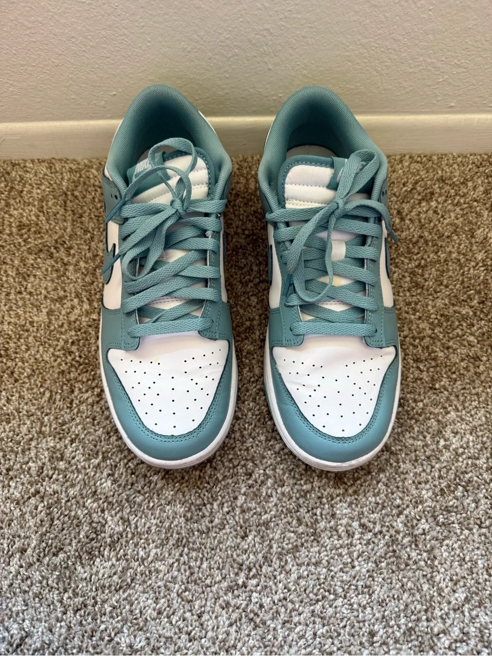 Adult size 9.5 true to size ,  White Low-Top Sneakers - Nike